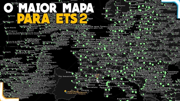 Mapa Europa Total V1.53 - Euro Truck Simulator 2 Mods