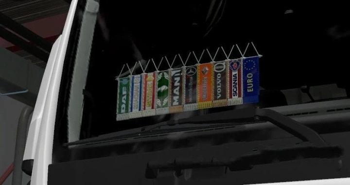 Pack Of Pennants Trucks Brands V1.0