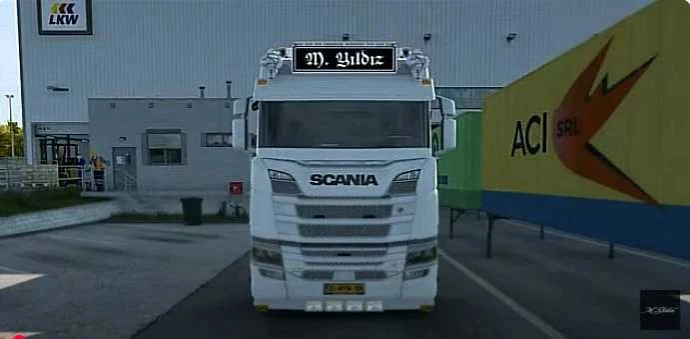 ETS2 1.53 - Scania V8 Visch B.V. Open Pipe V1.0