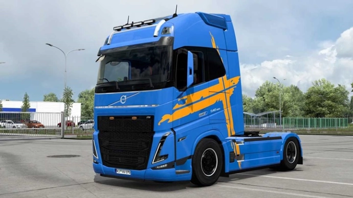 ETS2 1.53 - Volvo FH5/FH6 Aero Changable Paintjob V1.0
