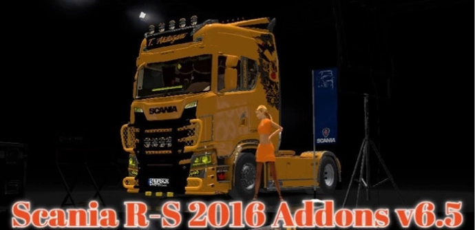 ETS2 1.54 - Scania R-S 2016 Addons V6.5
