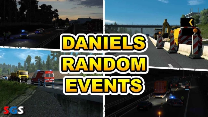ETS2 1.54 - Daniels Random Events V1.6.3.1