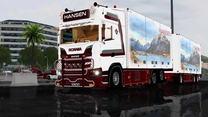 ETS2 1.54 - Scania S580 Hansen + Trailer V1.5