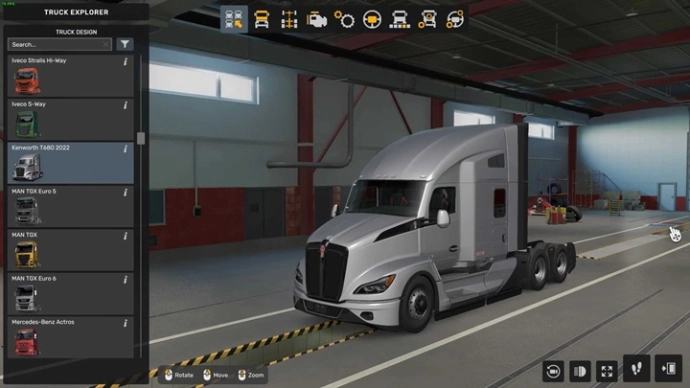 ETS2 1.54 - Kenworth T680 2022 Truck