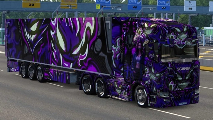 ETS2 1.54 - No One Face Skin V1.0