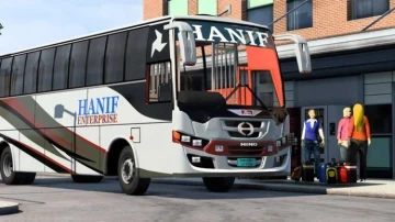 ETS2 1.54 - Hino AK1J+ Fuso Bus Pack